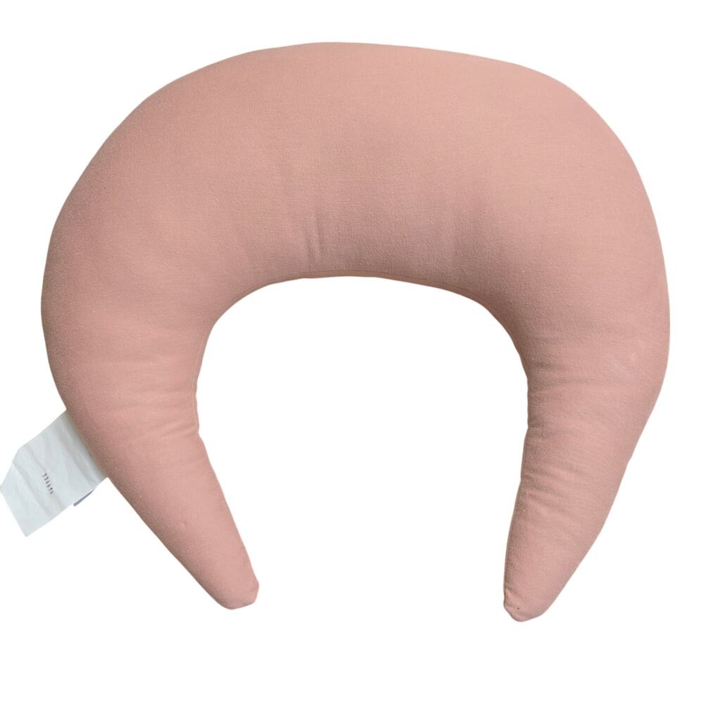 Snuggle Me Feeding Crescent Pillow Organic Cotton Pink